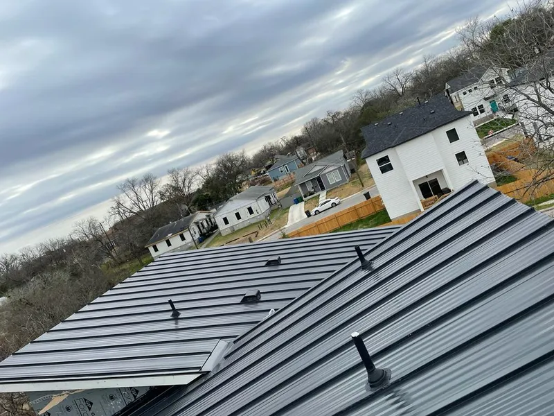 Standing seam metal roof panels with vents for Skylight Repair in West Vincent